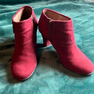 Maroon boots